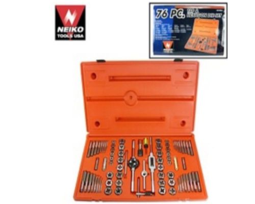 NEIKO 76pc Alloy Tap  Hex Die Set Garage Handle Shape Steel Quality Wrench tools