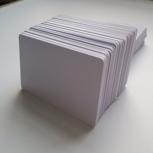 White Matte Inkjet PVC ID Card - Epson Canon - Double Sided Printing - 200pcs