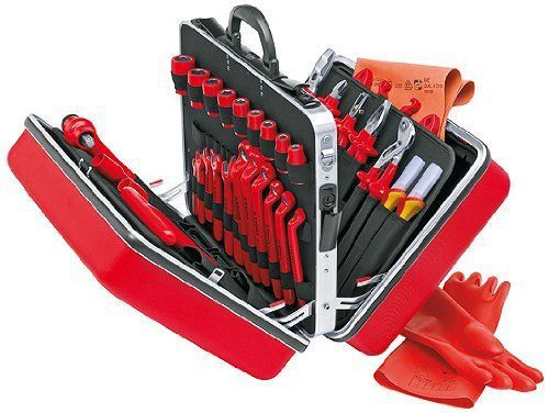 Brand New Knipex 98 99 14 48-Piece 1,000V Insulated Universal Tool Set