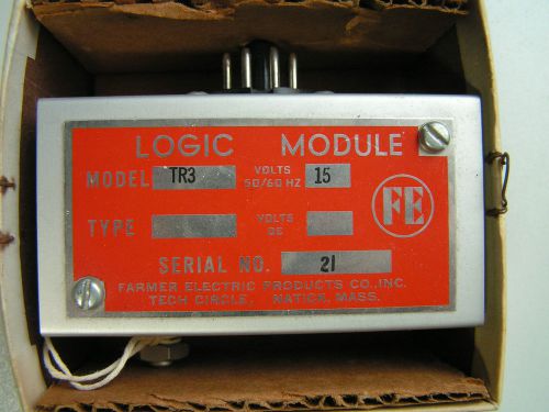 Farmer Electric #TR3 Logic Module 15 Volts NEW!!! Free Shipping