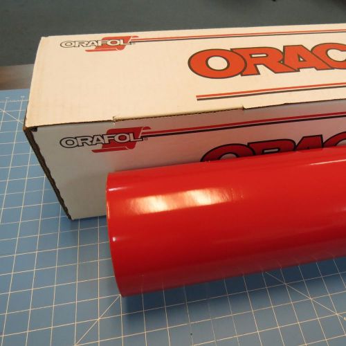 1 Roll 24&#034; X 10&#039; Red Oracal 651 Sign Cutting Vinyl