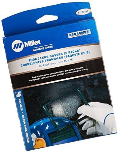 Miller Electric Lens Cover, 4-1/2 X 3-3/8, PK5
