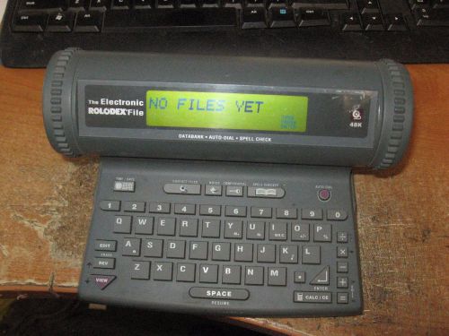 1992 48k electronic rolodex file for sale