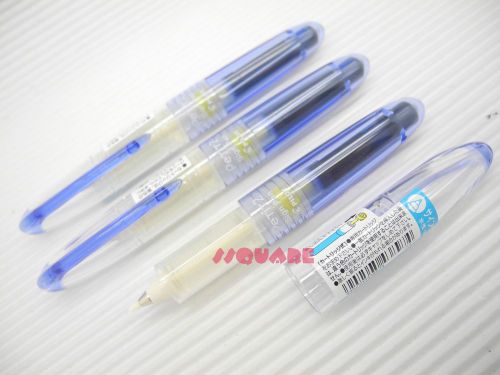 3 x Pilot Petit 2 Cute Medium Tip 11cm Mini Waterbased Sign Pen Marker, Blue