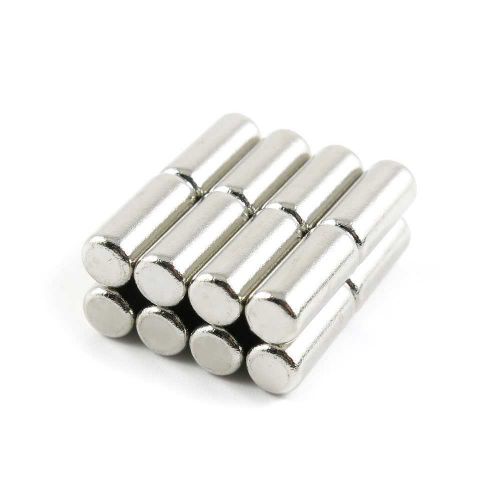 70pcs Fasteners Permanent Neodymium Magnets N35 4.7x11mm Cylinder 3/16&#034; x 7/16&#034;