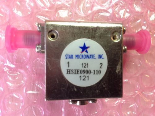 Star MICROWAVE HSIE0090-110 ISOLATOR 800-1000 GHz  20db 75W