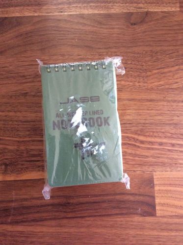 Jass Waterproof Notepad 3X5 50 Sheets.  5Pck