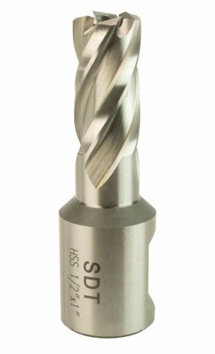 Sdt high speed steel annular cutters 7/16&#034;- 2 3/8&#034; with 1&#034; cutting depth and 3/4 for sale