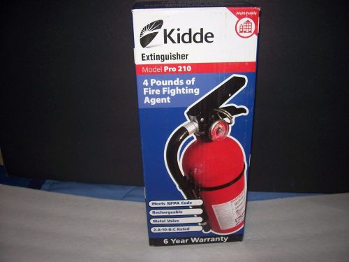 Kidde Model Pro 210 2-1:10-B:C Rated Rechargeable 4 Pound Fire Extinguisher