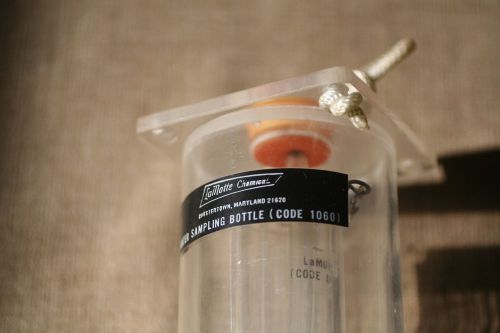 Vintage LaMotte water sampling bottle