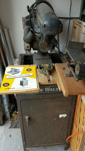 VINTAGE DEWALT RADIAL ARM SAW MODEL MBC with accessories