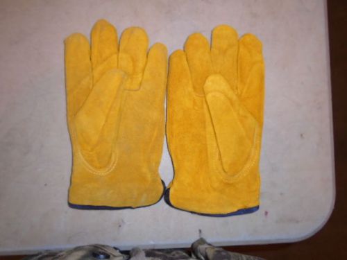 INDUSTRIAL GLOVES W/ PILE LINING SZ: L NEW 1 LOT OF 12 SEE PHOTOS