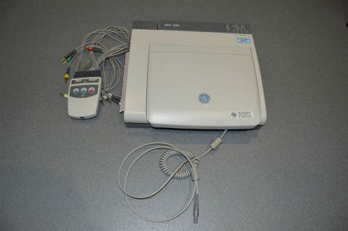 Marquette GE MAC 5000 ECG EKG machine with leads CAM 14
