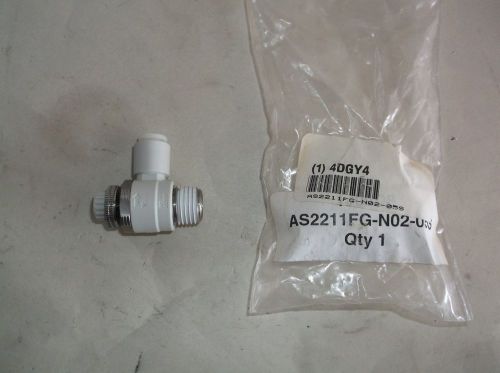 New AS2211FG-N02-05S Speed Control Valve 3/16 In Tube 1/4 In Pipe (B92T)