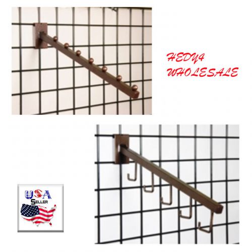 Lot of 5 Antique Bronze Finish Hook Grid Wall Display Arm Tubing WHOLESALE