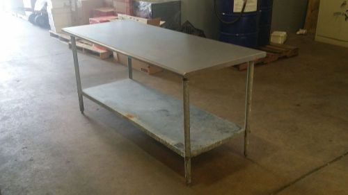 Used Eagle Group 72&#034;x30&#034; Stainless Steel Work Table