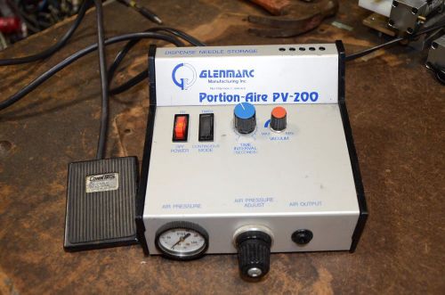 Glenmarc Portion-Aire Dispense Needle Storage PV-200 PV200 Foot Peddle