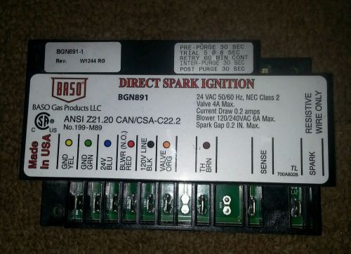BASO Direct spark ignition control module BGN891