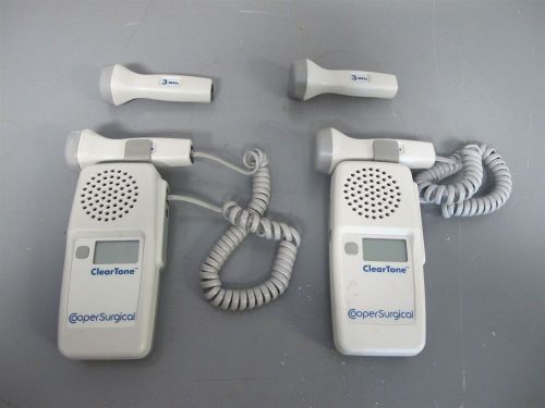 Lot of 2 - Cooper Surgical ClearTone Doppler CT250
