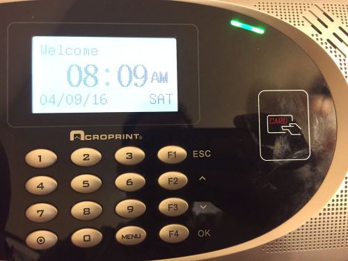 Acroprint TimeQ Biometric TQ600 Time Clock U600-P
