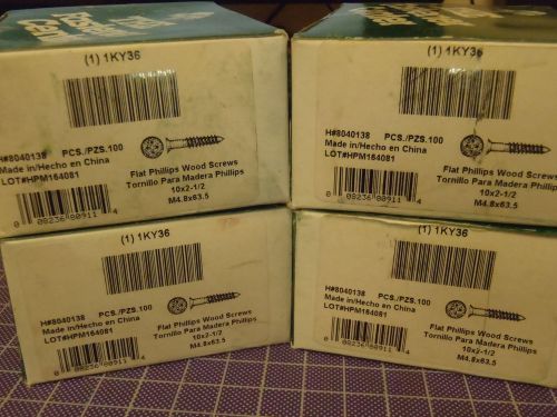 Eight Hundred Metal Screws, Pan Phillips, (400) 10x1&#034; AND (400) 6x1-1/2&#034; !83C!