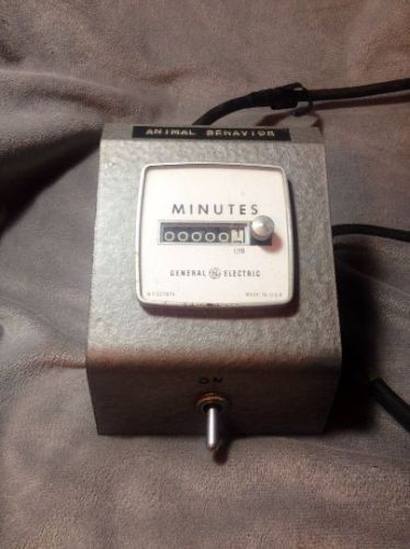 Vintage ge lab timer for animal behavior experiments for sale