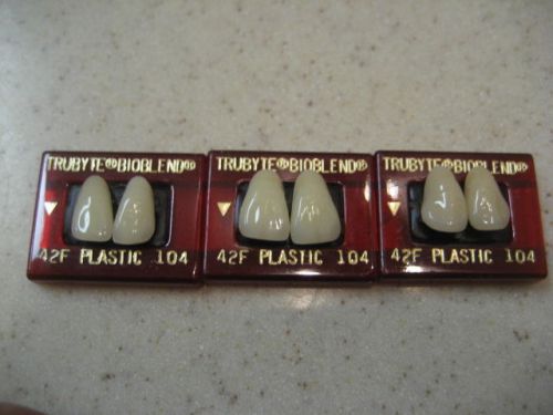 Dentsply Trubyte Bioblend Upper Anterior Mould 42F/104   Dental Teeth