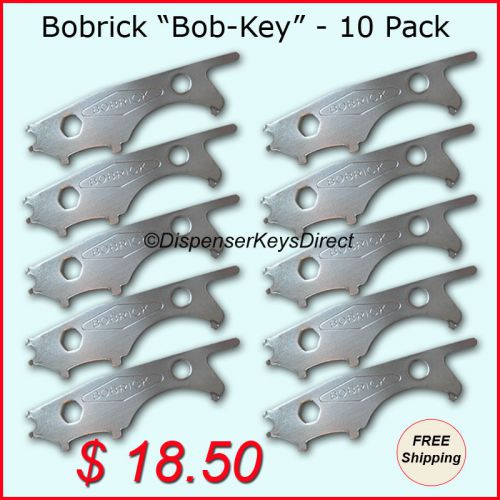 Bobrick &#034;bob-key&#034; for liquid soap dispensers &amp; toilet tissue spindles - (10/pk.) for sale
