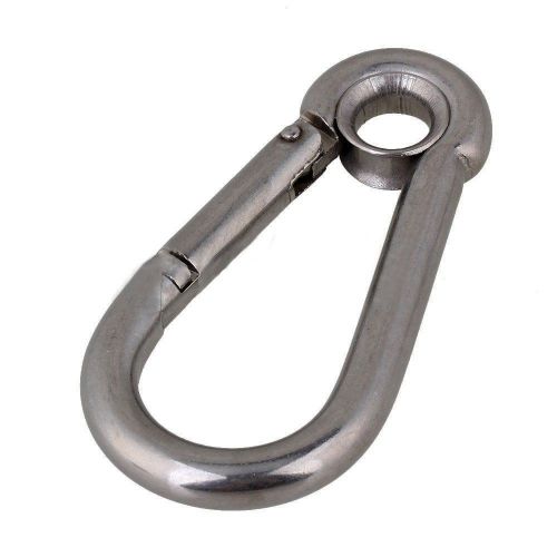 140mm carabiner-eyelet m12 304 stainless steel secure lock high load-bearing for sale