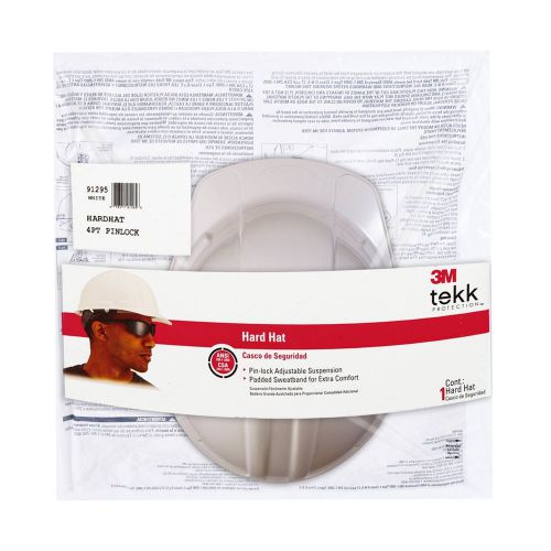 3M 91295-00001T Tekk Protection Hard Hat, White