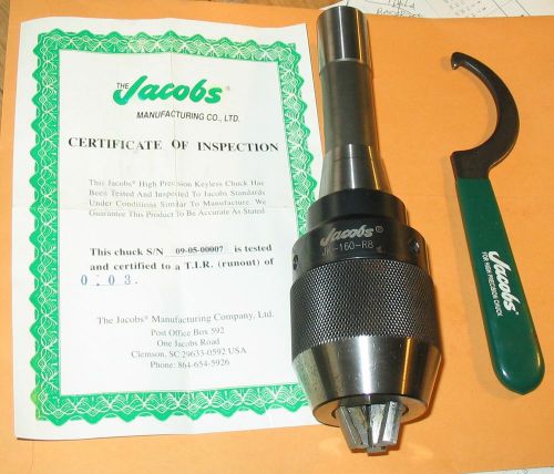 Jacobs jk160r8 keyless high precision chuck for sale