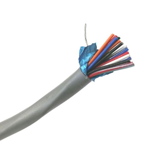 25&#039; quabbin 8205 15 conductor 24 gauge shielded cable 25 foot length ~ 15c 24awg for sale