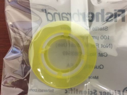 Fisherbrand Sterile 100um Nylon Mesh Cell Strainer, Yellow 22363549