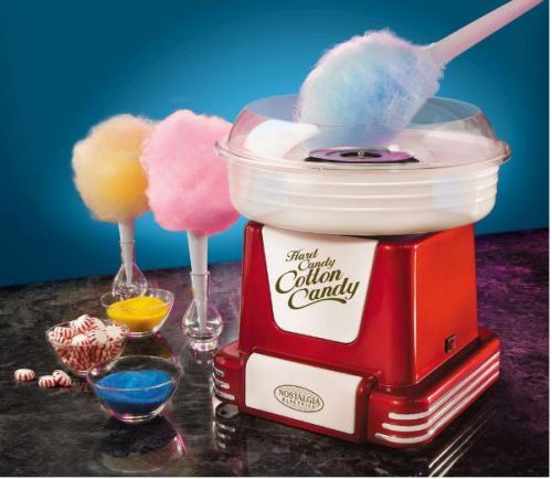 NEW Nostalgia Electrics Sugar-Free &amp; Easy melt-in-your-mouth Cotton Candy Maker