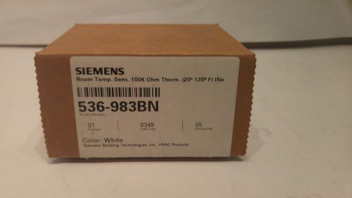 Siemens Room Temperature Sensor 100K Ohm 20-120F 536-983BN