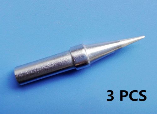 3pcs replacement weller 1/32 etp long conical soldering iron tip wes51 pes51 for sale
