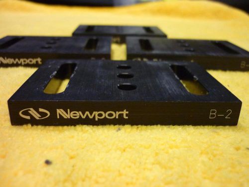 Lot of 4 Pieces Newport NRC B-2 Slotted Base Plate Mount Fixtures (F13)