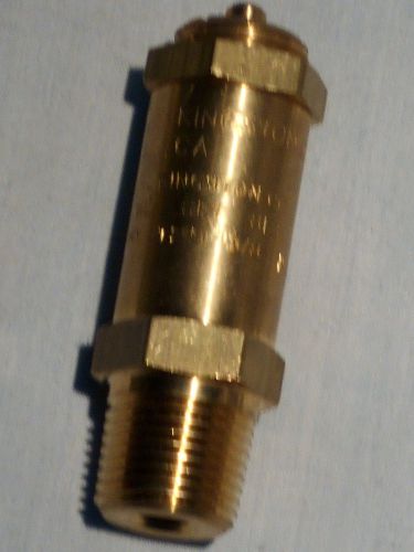 1 Pc New,M11SS  KINGSTON Fig100 Series Brass Safety Valve,Set 125, Size 3/8&#034; NPT