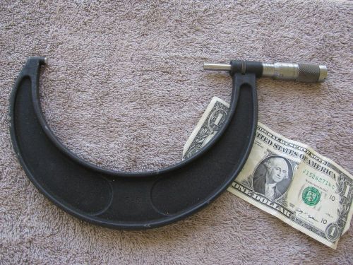 Brown Sharpe 5-6&#034; .001 micrometer  machinist toolmaker tool USA