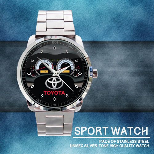New!! Model Toyota Corolla Yaris RAV4 Camry Prius Speedometer Sport Metal Watch
