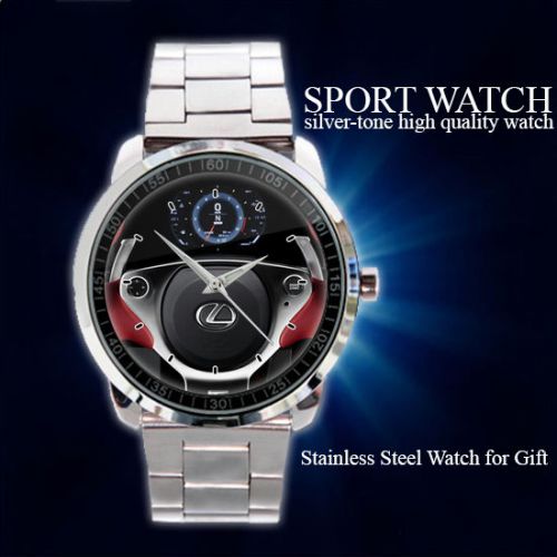 Lexus Infiniti G37 Carbon Steering Wheel Flat Sport Metal Watch