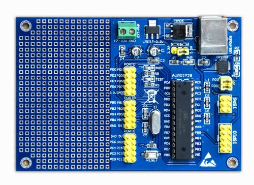 AVR development board ReadyAVR-28 for ATmega168 mega168 come with USB bootloader