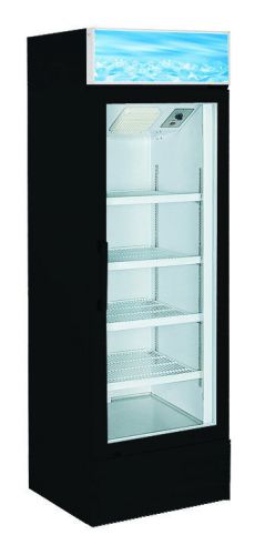 Alamo xd368bmf 12cf commercial 1-glass door display freezer merchandiser black for sale