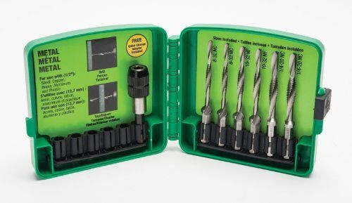 Greenlee ldtapkit long drill bit kit with quick change adapter (6-piece) for sale