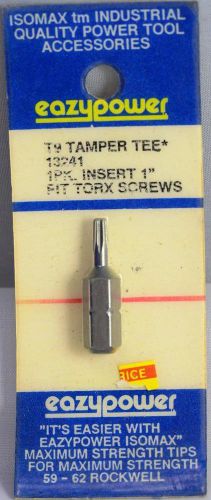 Isomax eazypower tools t9 tamper tee star insert 1&#034; screw driver bit torx 13241 for sale