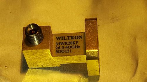 Wiltron SMA Coupler Waveguide WR-28 Ka 26.5 - 40 GHz RF Working NICE 35WR28KF