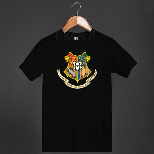 Harry Potter Hufflepuff Logo T-Shirt Hogwarts Hermione Granger Books TV S-3XL