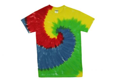 24 Tye-Dye T-Shirts Custom Screen Printed on Front or Back 1 color Imprint $9.65