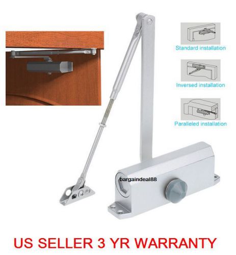 65-90KG T92 Aluminum Commercial Door Closer Two Independent Valves Control Sweep
