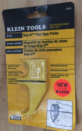 Klein Tools Grip-It Fish Tape Puller 50355 Hi Viz